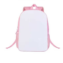 NEW!! BLACK, PINK, and BLUE Sublimation Backpack *BACK TO SCHOOL*