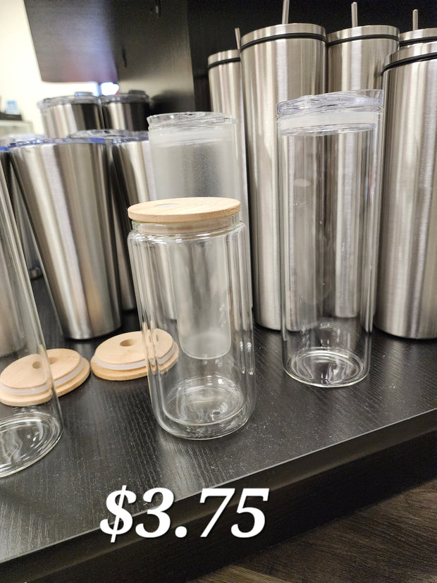 Clearance 20 oz glass tumbler