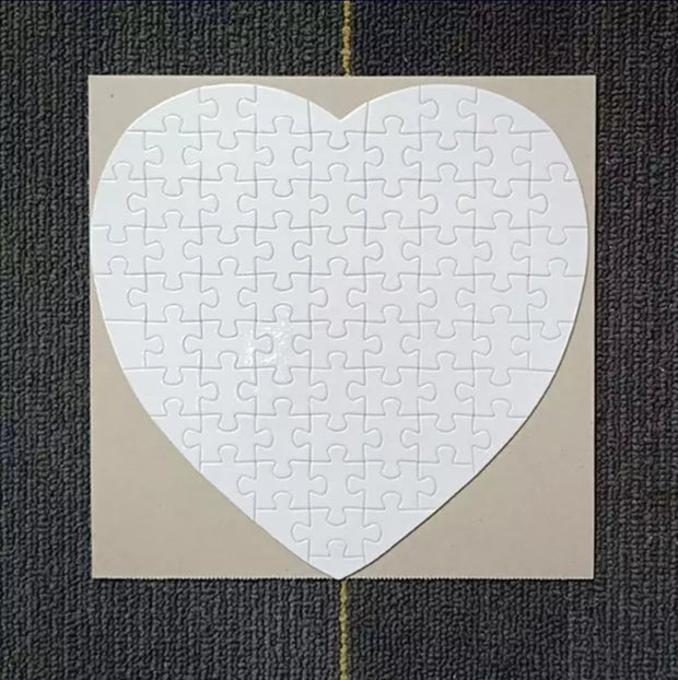 Heart shape puzzles