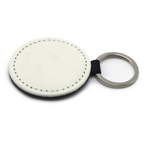 Sublimation PU leather keychains