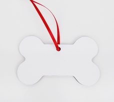 Doggy Bone Christmas Ornament (Double Sided)