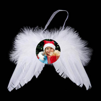 Sublimation Feather Angel Wings Ornament