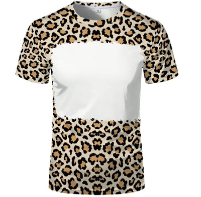 LEOPARD Faux Bleach Sublimation Shirt