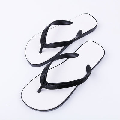 Black Sublimation Flip Flops